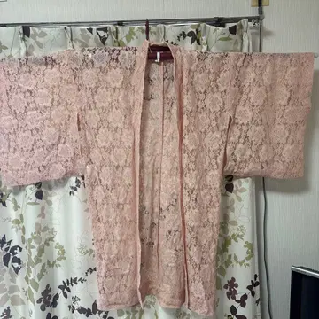 핑크 레이스 겉옷