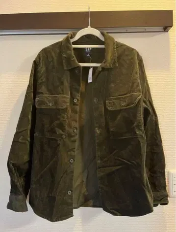 GAP 코듀로이 자켓 짙은 녹색 S 사이즈