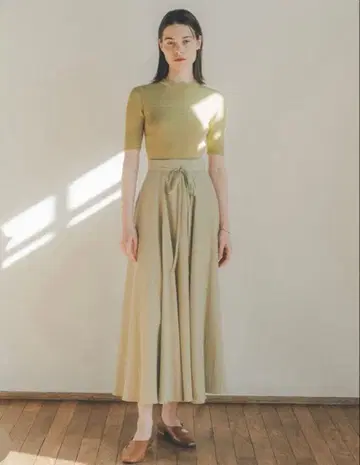 CLANE 2WAY 서스펜더 맥시 스커트