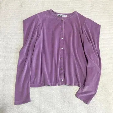 Cen  파워 숄더 가디건 벨로아 워셔블 일본제 2023AW