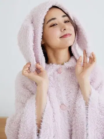 젤라또피케 토끼 케이프 코트