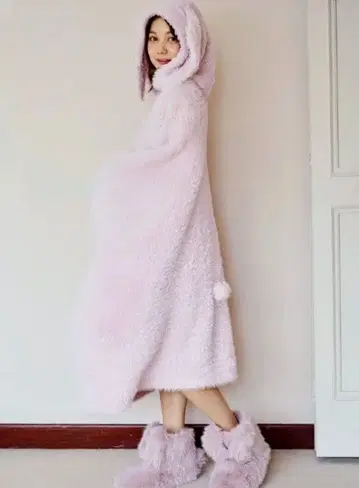 젤라또피케 후드 부착 룸웨어 토끼