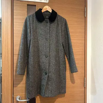 [ 미사용 ] A.P.C. 그레이 롱 코트