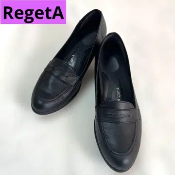 리게타 블랙 펌프스 [ RegetA ] 신발 로퍼 used 상품
