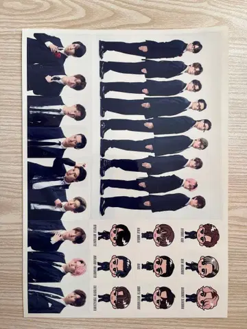 Snow Man 스티커 시트 클리어 파일 카탈로그 굿즈