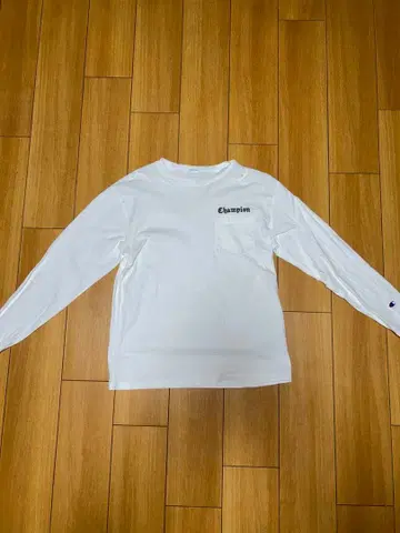 Champion 긴팔 티셔츠 화이트