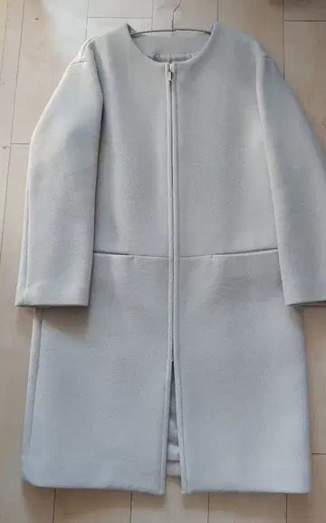 새상품급 Noble Noble W/NyZip 코트 노카라 코트 36