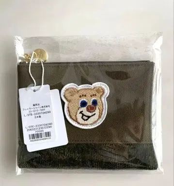 LOVERARY 올드 테디 와펜 파우치 다크 그린 미개봉 새상품