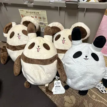 헤모 팬더 봉제 인형 4마리 세트