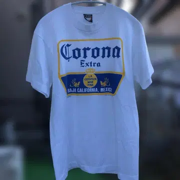 빈티지 Corona Extra 티셔츠 M 사이즈 화이트