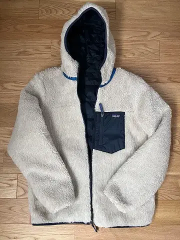 파타고니아 키즈 리버서블 레이디 프레디 후디 XXL 네이비