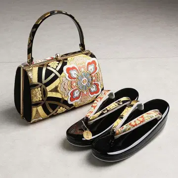 [ 새상품 ] 포멀용 조리 백 세트 고전 패턴 조리:24cm 02858