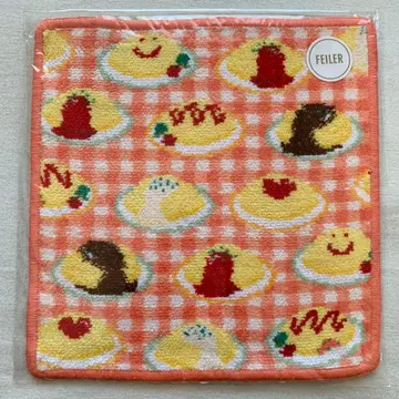 러브러리 바이 페이 해피 오므라이스 손수건 미사용 새상품