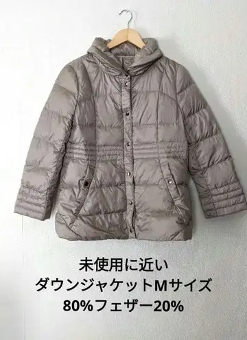 [미사용에 가까운] 다운 자켓 M 사이즈 옅은 핑크