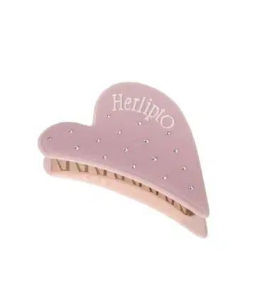 Bicolor Heart Twinkle Hair Clip pink