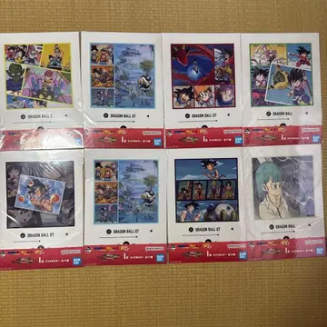 드래곤볼 클리어 포스터 8장