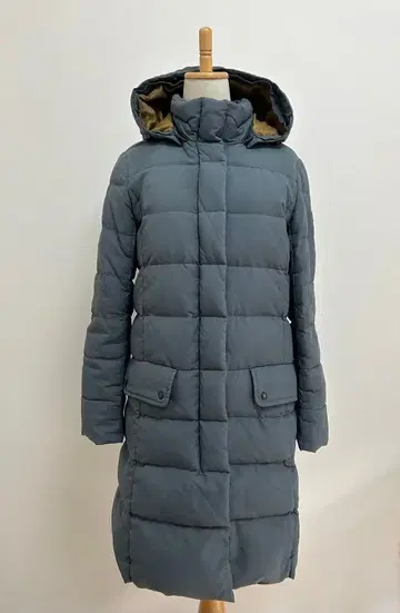 AIGLE 후드 부착 롱 다운 자켓