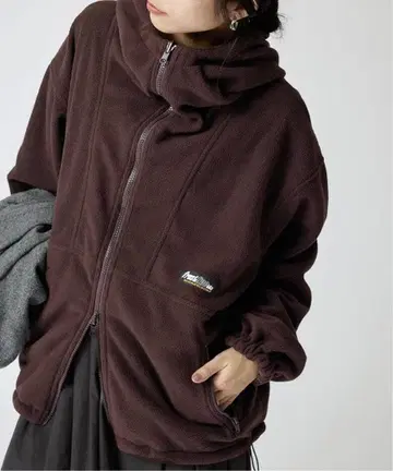 새상품 SLOBE IENA 프로스트라인 리버서블 블루종 브라운