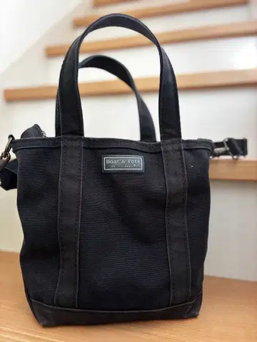 Boat & Tote 블랙 토트백 블랙