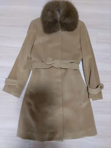 KATHARINE ROSS 베이지 롱 코트