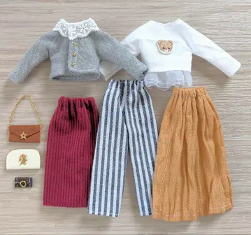 22cm 인형 옷 갈아입기 세트