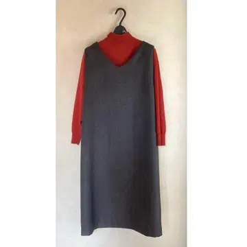 오버롤 스커트 / 울