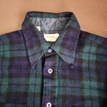 ARROW, 울 85, 나일론 15, M, 글렌체크