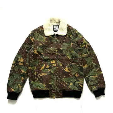 Swagger 카모 퀼팅 블루종 자켓 L 사이즈 카모플라쥬