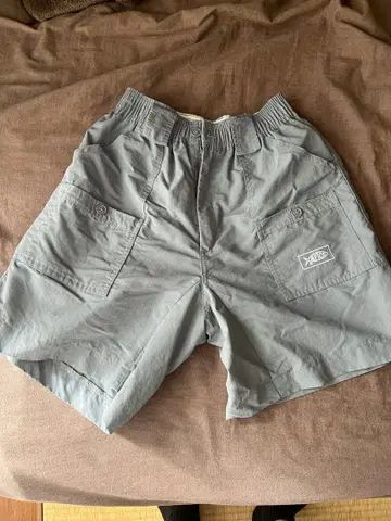 AFCO 블루 그레이 숏팬츠 구제 의류