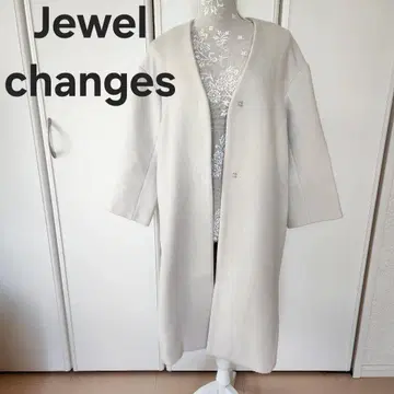 유나이티드 애로우즈 주얼 체인지즈 노카라 코트