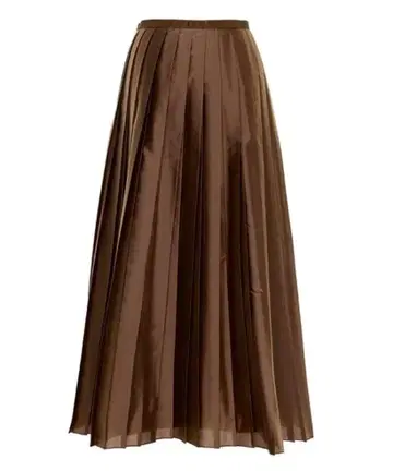 드로어 DRAWER PRE2 타프타 플리츠 스커트 36