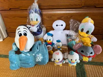 올라프와 덕 패밀리 봉제 인형 세트