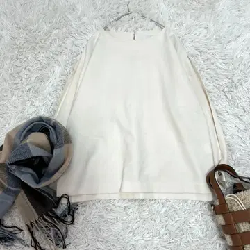 콜라주 개럴개런트 깔끔한 상의 골드 버튼 화이트 긴팔 성숙/러블리 F