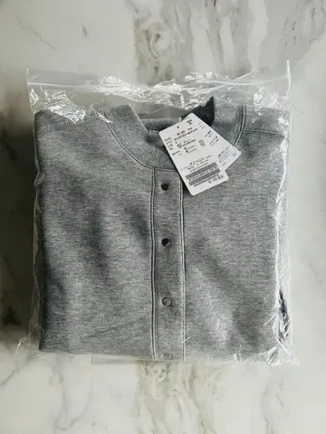 SLOBE IENA 종이상자 크루넥 가디건 그레이A 새상품