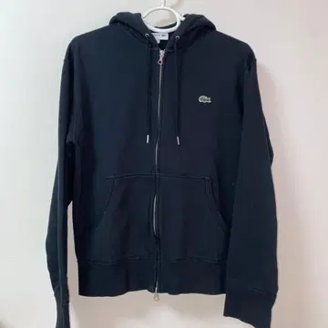 미사용에 가까운 새상품급 LACOSTE 블랙 후드티 US S