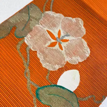 야스 121325 8치 나고야 오비 오타이코 패턴 꽃무늬