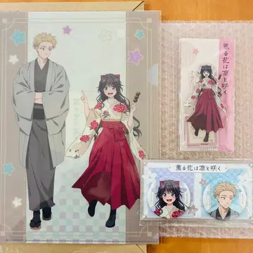 미개봉 새상품  교토마후 클리어 파일 아크릴 스탠드 캔뱃지