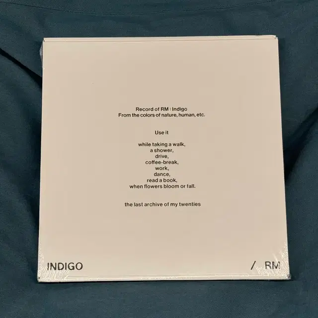 [OS] bts RM indigo LP