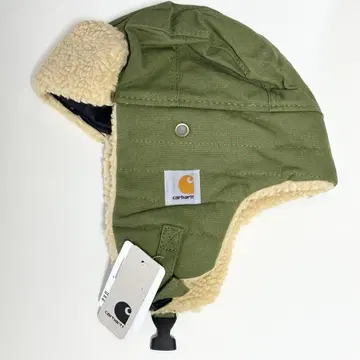 Carhartt 플라이트 캡 그린 보아 포함 미사용 새상품