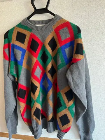 90s 머레이 앨런 스코틀랜드제 캐시미어 크루넥 니트