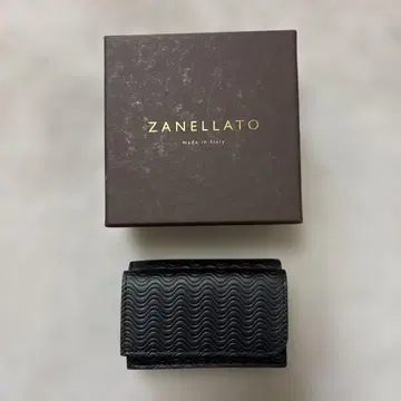 ZANELLATO 3단 폴더형 지갑 블랙