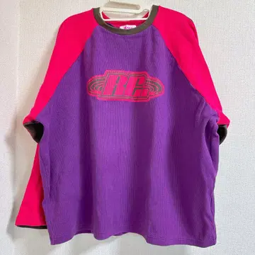 RE. 나카 리이사 래글런 롱T purple