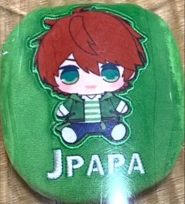 컬러풀 피치 아플리케 파우치