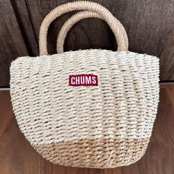 CHUMS 로프 짜임 토트백 베이지