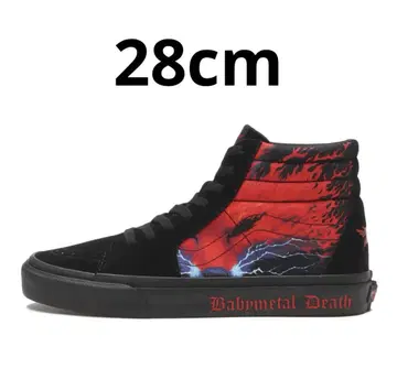 BABYMETAL x Vans Sk8-Hi Black/Red 28cm
