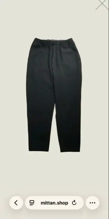 mittan 스트레이트 울 담요 팬츠 블랙 미사용 새상품 size1