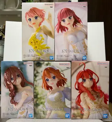 5등분의 신부 피규어 5체 세트 애니메이션 원화전 ver. 컴플리트