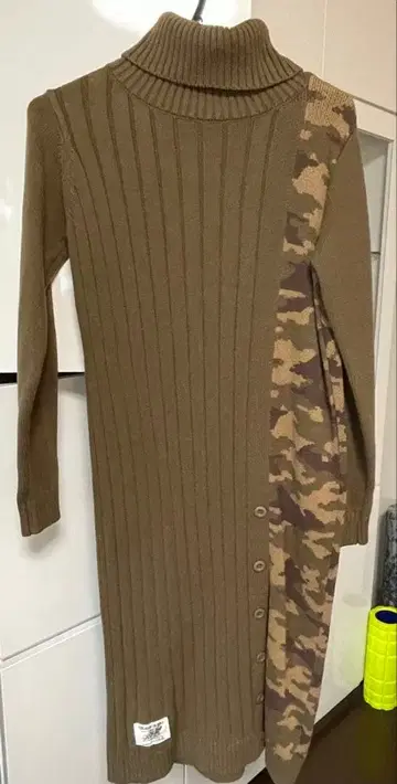 카키 리브 니트 원피스 컨디션 최상