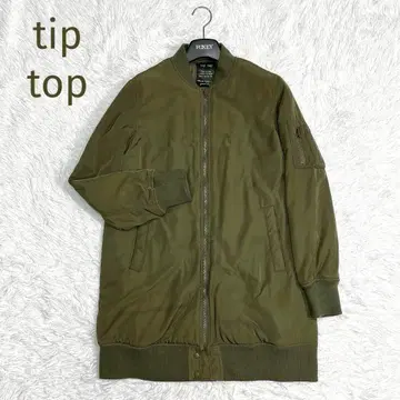 팁 탑 MA-1 블루종 점퍼 롱 기장 카키 사이즈 M