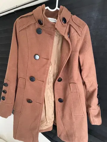 브라운 더플 코트 M 사이즈